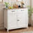 32'' Kitchen Storage Island with Drawer and Adjustable Shelf-88368529