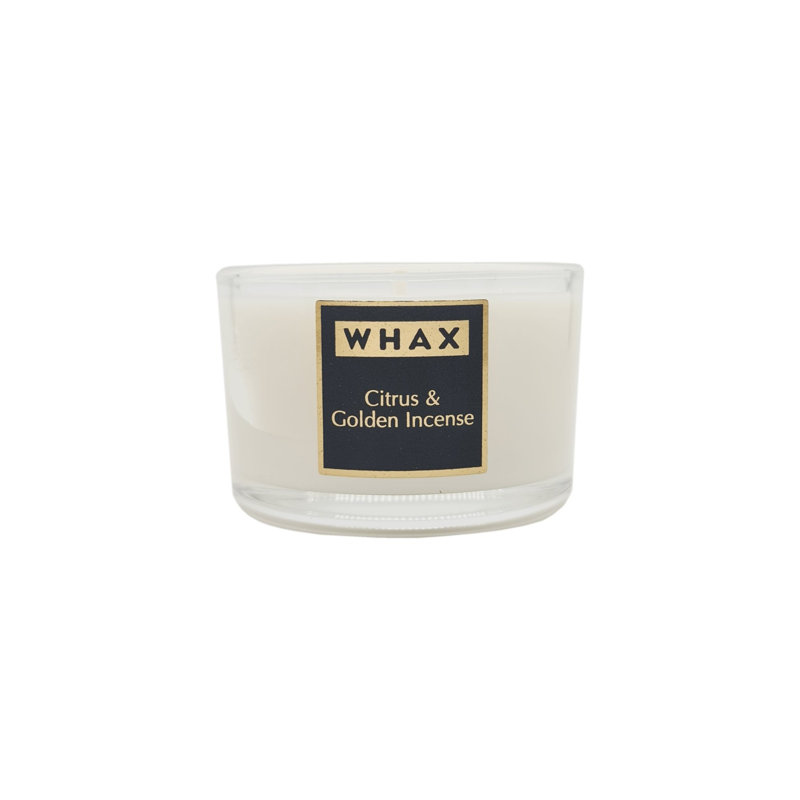 Citrus Scented Jar Candle with Glass Holder