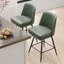 Tabourets de bar rembourrés en similicuir: rotation à 360 °, construction durable et design chic-1659040251-1659040244