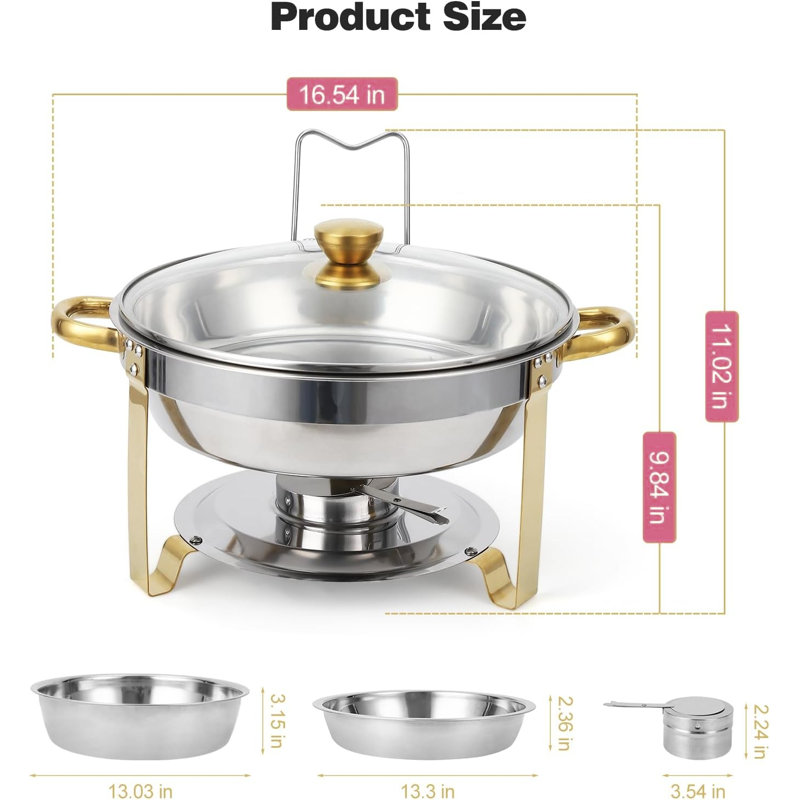 Chafing Dishes, Gold