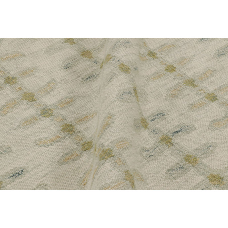 Scandinavian Wool Geometric Area Rug, Rectangle 8' x 10'