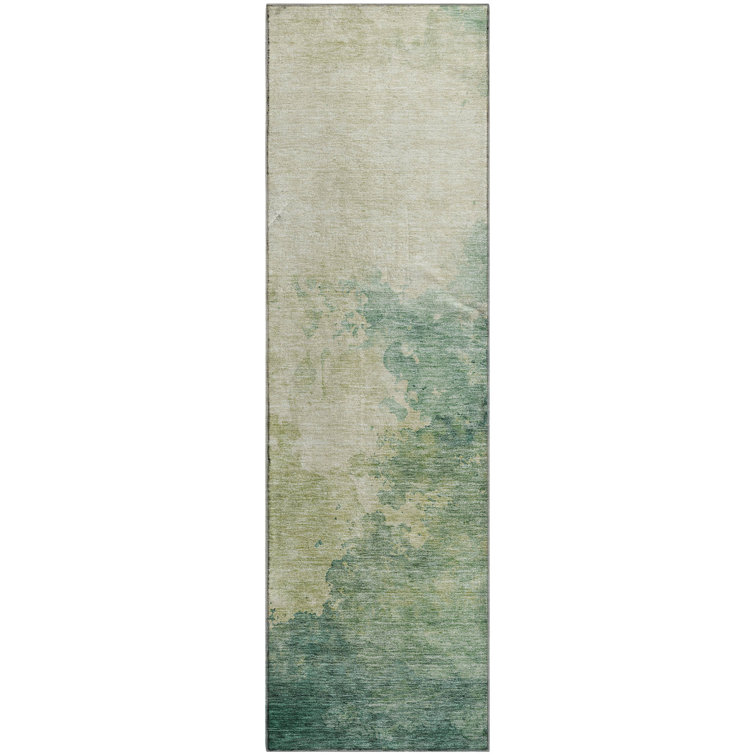 Premium Machine Washable Ducote AMF1138 Watercolors Rug