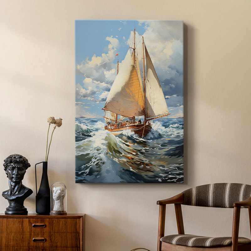 NAUTICAL Series CCGLVII - Gallery Cavas, H 18 po x l 12 po