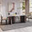 Rectangular marble dining table-1563892884