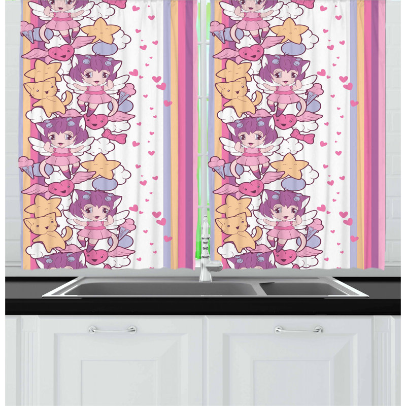 Pointed Kitchen Curtain
