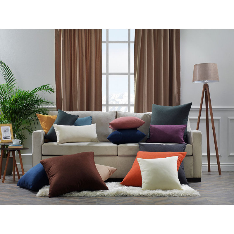 Indoor / Outdoor Rectangular Lumbar Pillow Cover - 1 Pc, Green, 45 x 45cm
