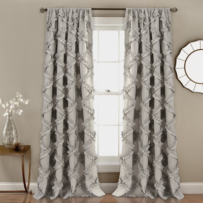 Semi Sheer Curtain Pair