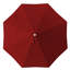 Parasol de marché commercial en aluminium 9 pi avec alvéolaire en oléfine-88138143