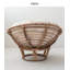 Chaise de loisirs simple en rotin de style nordique