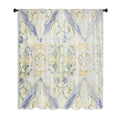 Nazmin Sheer Curtain Single Panel