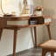 Bureau en bois de frêne avec rangement en bois de frêne de 47,24 pouces-414195753