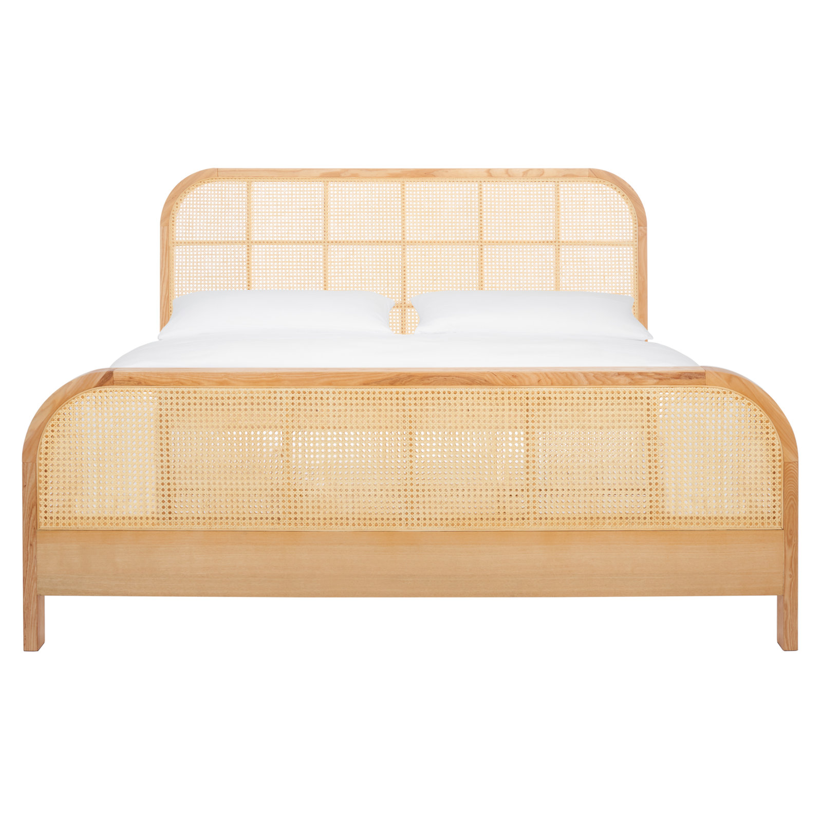  Cane Bed, Natural, King