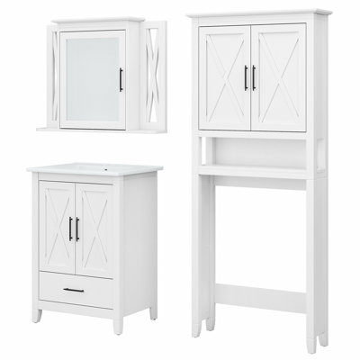 Edion Single Bathroom Vanity with Ceramic Top
