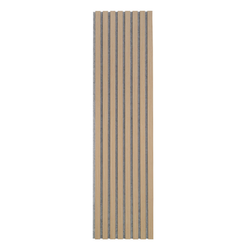 2 panneaux muraux en bois acoustique 46,85 po x 12,6 po, panneaux décoratifs cannelés et insonorisants pour mur et plafond (8,19 pieds carrés / casier)