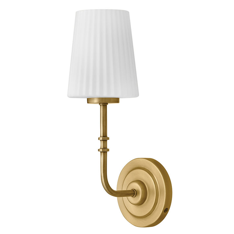 Hinkley Mckenna Medium Single Light Sconce, Gold