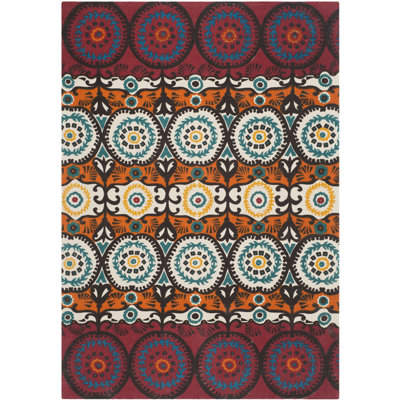 Tapis en coton tissé à la main Allison Cedar Brook