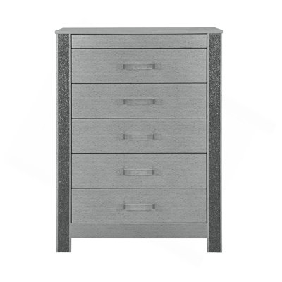 Commode argent Lorenzo