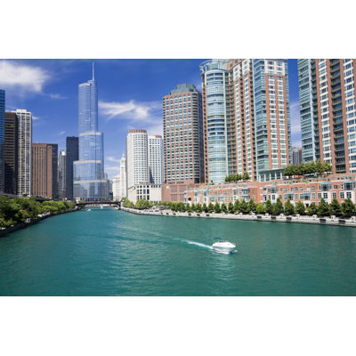 Novack Amazing Day in Chicago 1 Piece Wrapped Canvas Wall Art