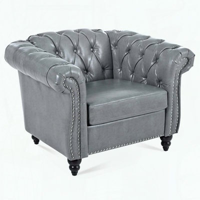 1 Seater Sofa – PU Leather – Pocket Springs