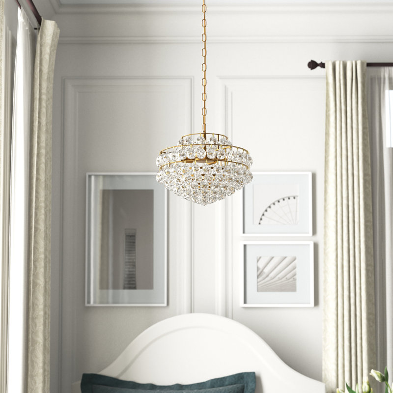 Kieron 3 - Light Unique/Statement Pendant, Brass, 72" H x 12" W x 12" D