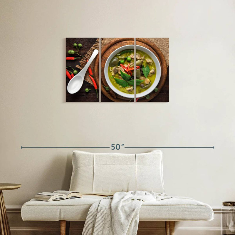 Yarlin Thai Green Curry, 20" H x 33" W
