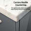 Meuble-lavabo compact avec comptoir Carrara-1045863080-1045863082