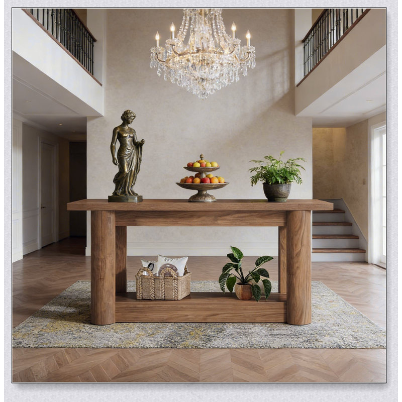 Entryway Table,2-Tier Console Table,Sofa Table