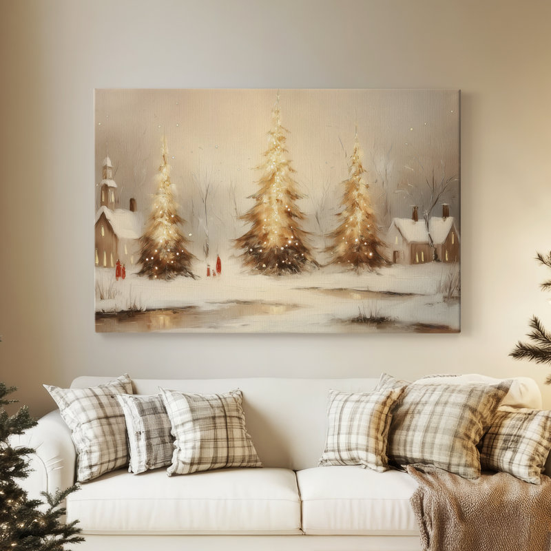 Toile tendue Gilded Dusk at Eve-Premium Gallery, H 12 po x l 18 po