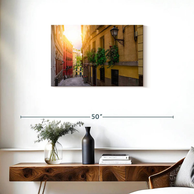 Vieille rue de Madrid, H 20 po x l 30 po
