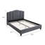 Lit tapissier festonné Wetherley-96216066
