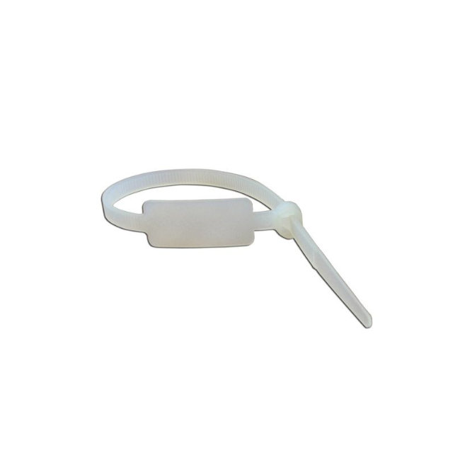 8" 50lb Verticle Marker ID Flag Cable Tie 100/bag
