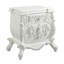 Table de chevet Hithin, finition blanc antique