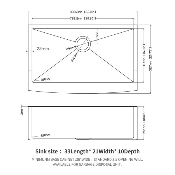 Dimensions du produit