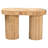 Egisto Modern Bohemian Natural Rattan Console Table
