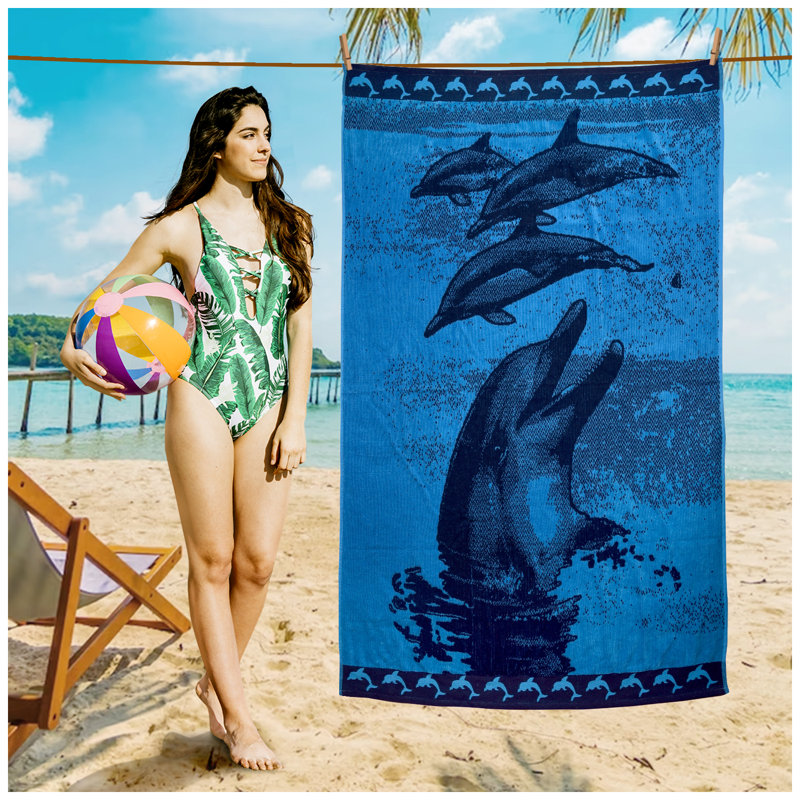 Cotton Blend Ultra Light Beach Towel