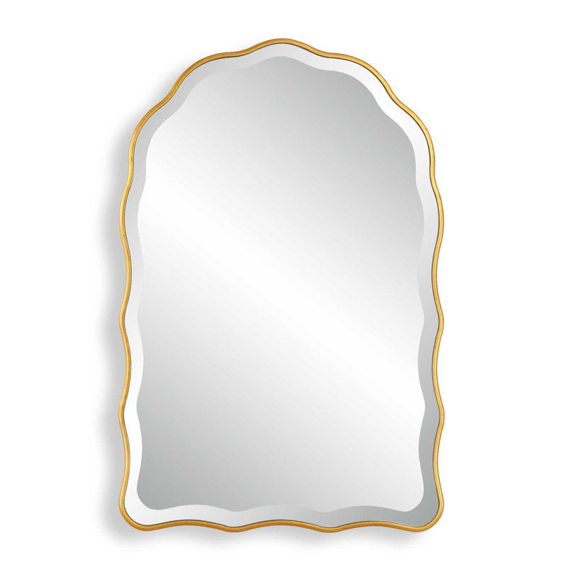 Miroir Katerina, 36" H X 24" W, Doré, Festonné