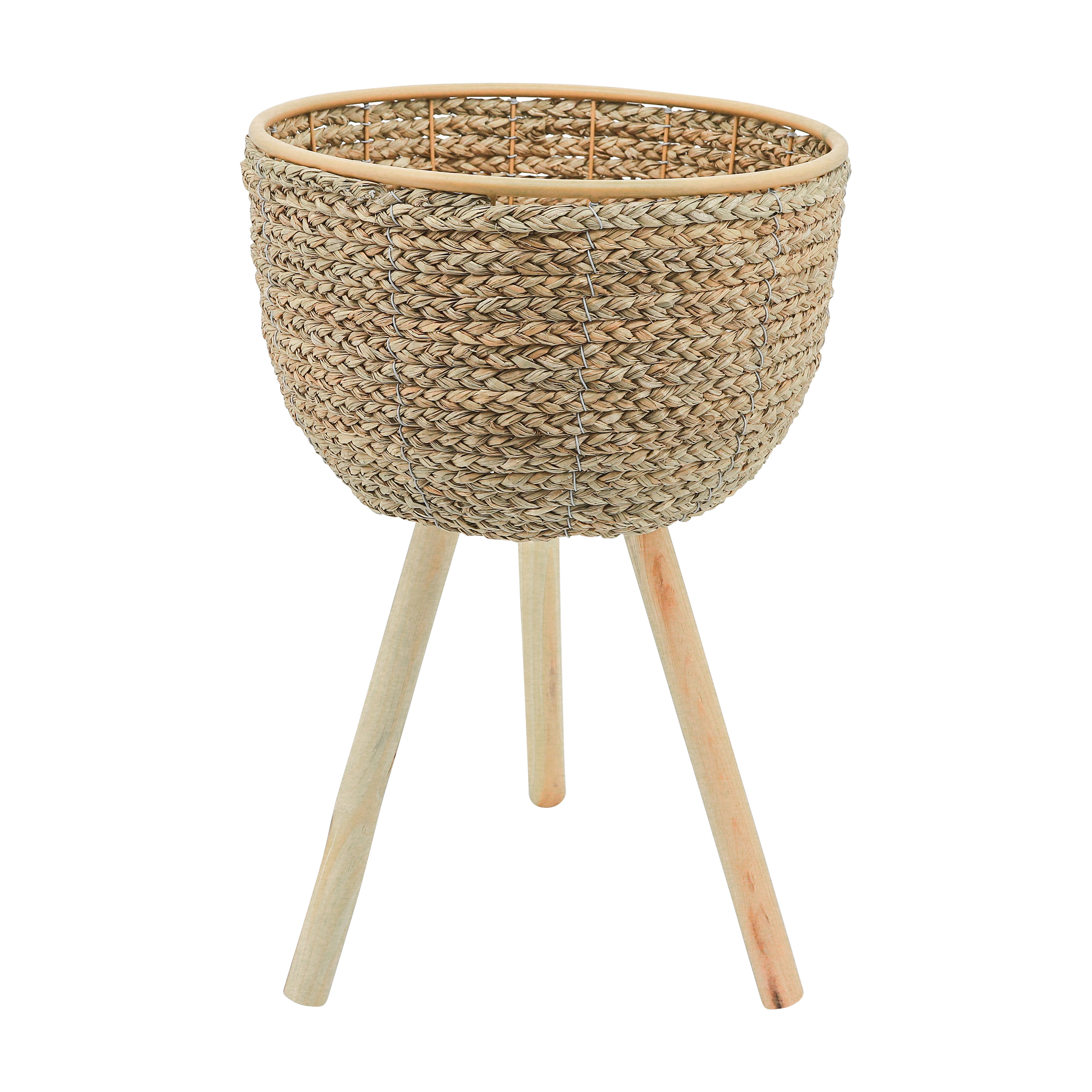 https://assets.wfcdn.com/im/50751724/compr-r85/2526/252667752/14-wicker-planter-with-legs-contemporary-rustic-natural-brown-textured-plant-stand-decor.jpg