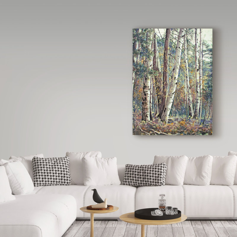 « grace & maturity », reproduction de peinture à l’acrylique sur toile tendue, H 47 po x l 35 po x P 2 po