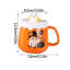 Tasse en céramique avec couvercle Personnalité d'Halloween-2068414242