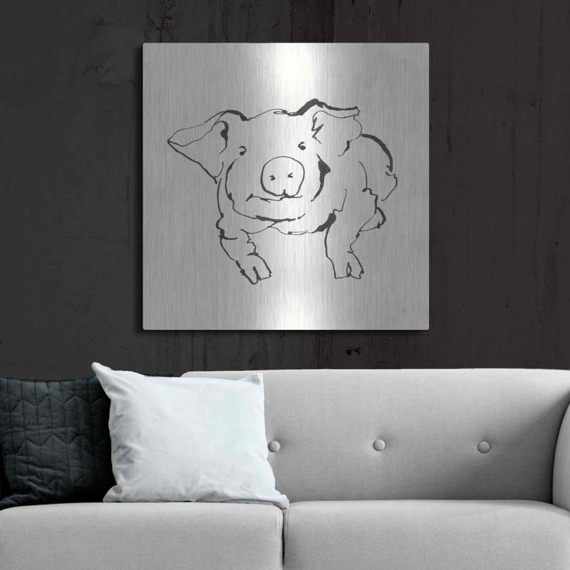 «Line Pig II» sur, H 36 po x l 36 po