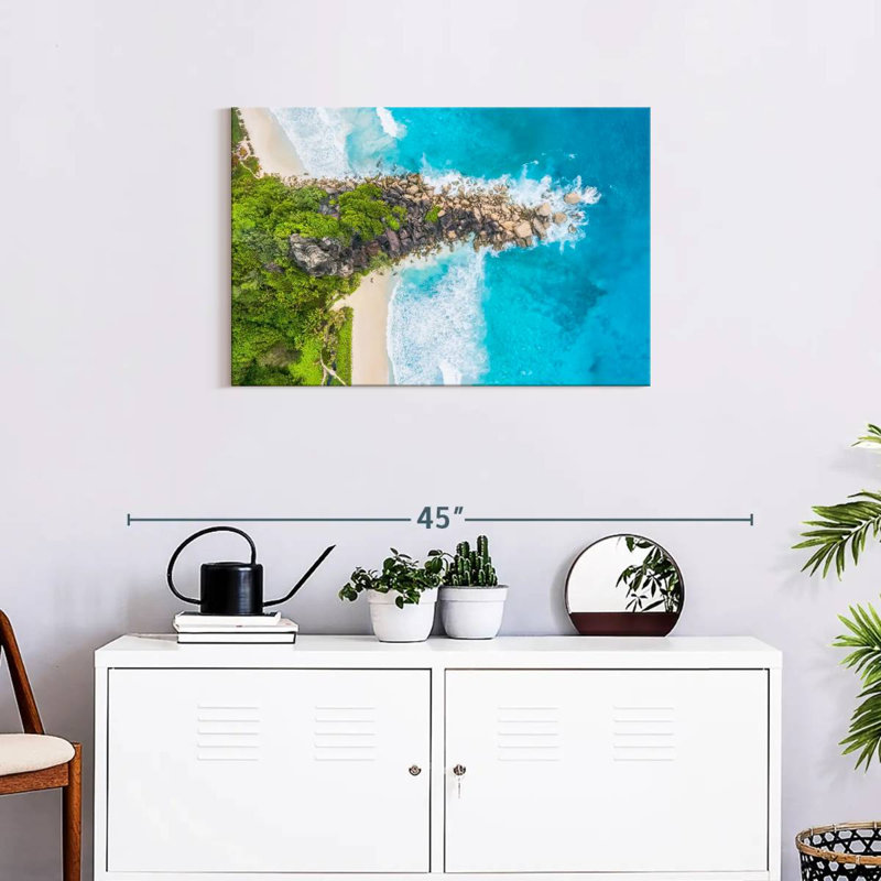 Gillard La Digue Seychelles, H 20 po x l 30 po