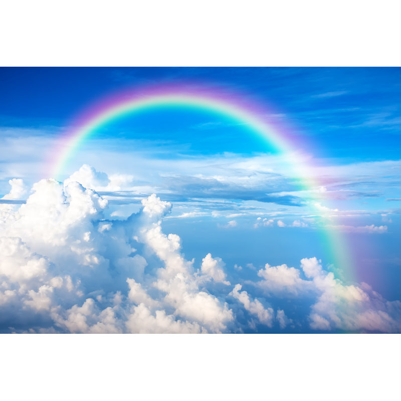 Rainbow by Preto_perola - Wrapped Canvas Print, 30cm H x 46cm W x 3.8cm D