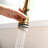 Gold Kitchen Faucet With Pull Out Sprayer Single Handle 1 Hole High Arc Pull Out Kitchen Sink Faucets
