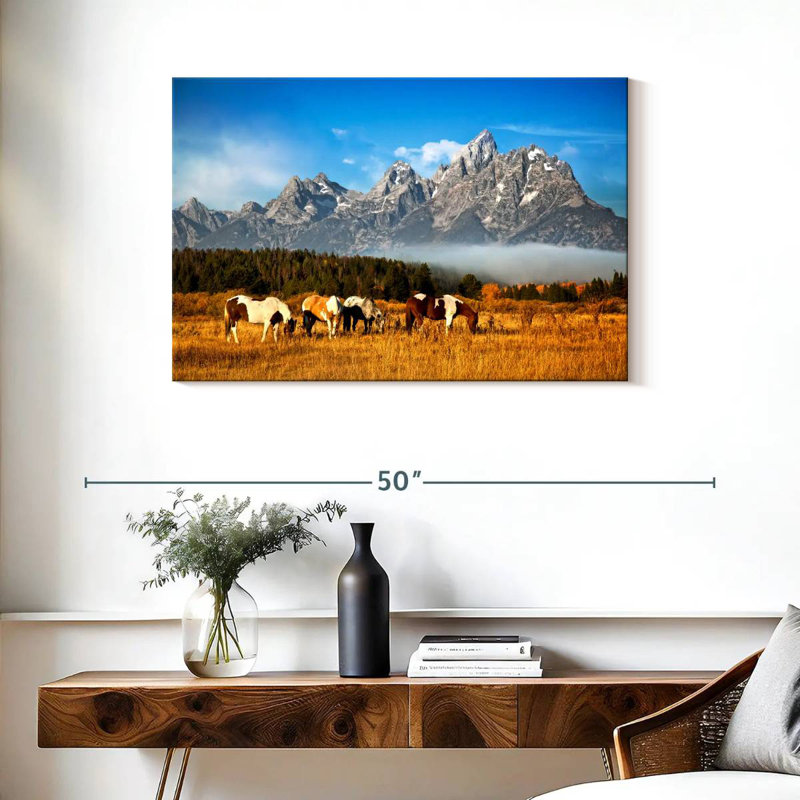 Chevaux Brampt Jackson Hole Valley, H 24 po x l 36 po