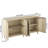 70" Rattan Buffet Cabinet With Storage, 4-Door Sideboard Buffet Cabinet With Adjustable Shelves For Kitchen, Living Room And Dining Room, Easy Assembly-991728062