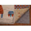 Tapis oriental géométrique marocain noué à la main 9 x 12