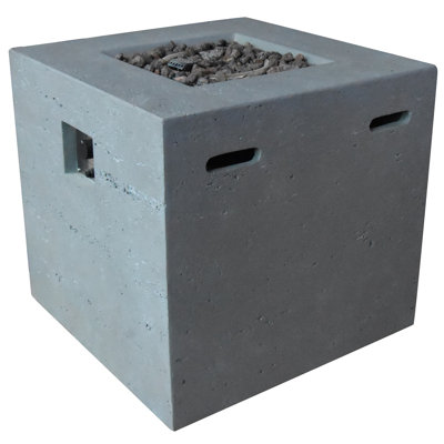 Athisl Concrete Fire Pit Table
