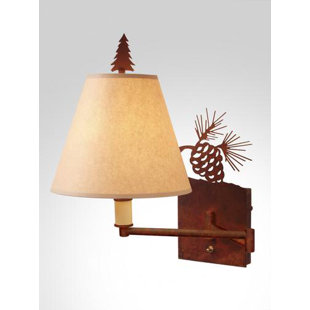 Pinecone Swing Arm Sconce