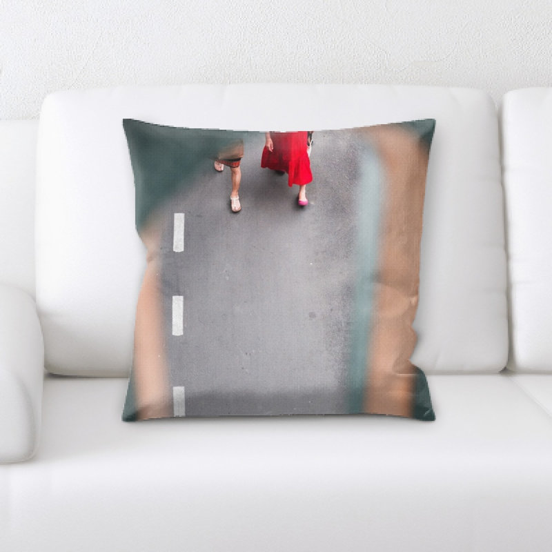 Minimalism Microsuede Reversible Throw Pillow