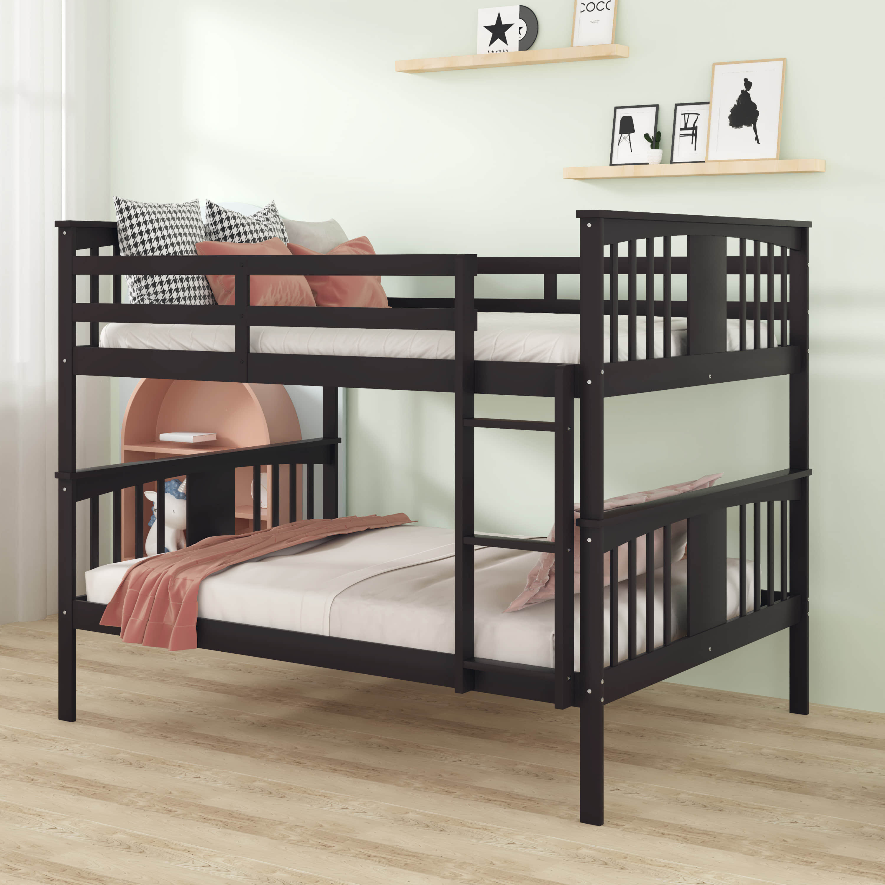 Harriet Bee Falen Kids Full Over Full Bunk Bed Wayfair